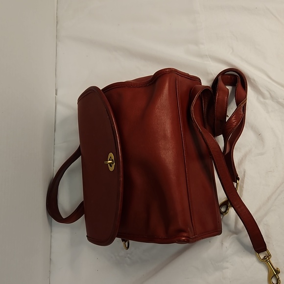 Coach Bags Red Coach Manor Bag Poshmark